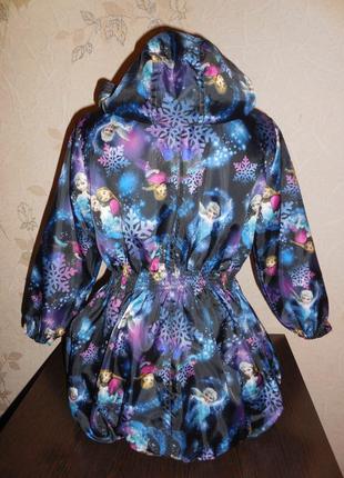 Плащик - ветровочка *disney* frozen,подклад полиестер, 4-5 лет (104-110)