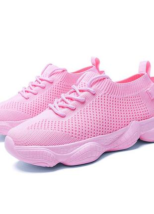 Кросівки жіночі повсякденні shell 39 рожевий1 фото