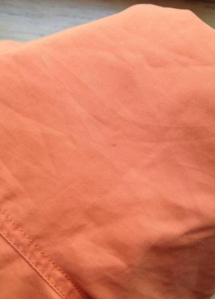 Яркие мужские пляжные шорты с карманами летние оранжевого цвета kappa5 фото