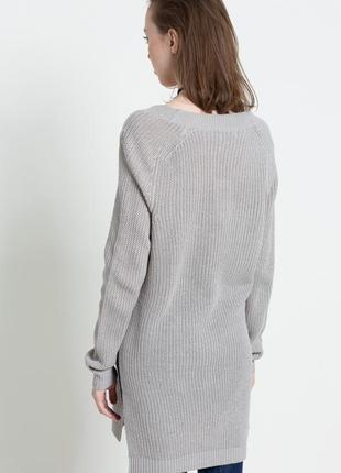Серый свитер с разрезами по бокам jacqueline de yong5 фото