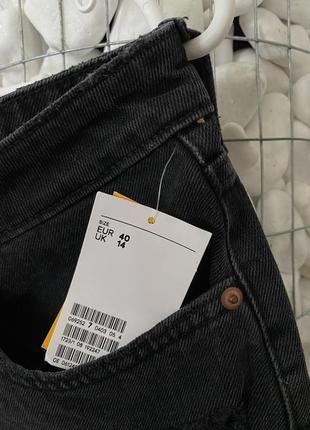 H&amp;m новые классные джинсовые джинсовые шорты черные5 фото