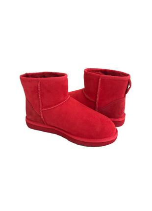 Мужские замшевые ботинки ugg с мехом