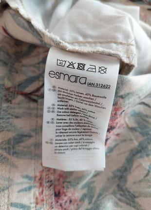 Льняные шорты esmara с поясом6 фото