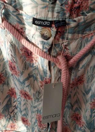 Льняные шорты esmara с поясом3 фото