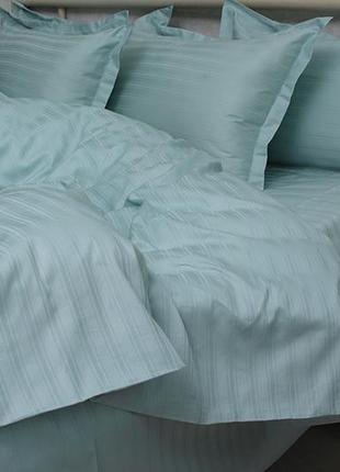 Комплект постільної білизни двоспальний, тканина страйп-сатин3 фото