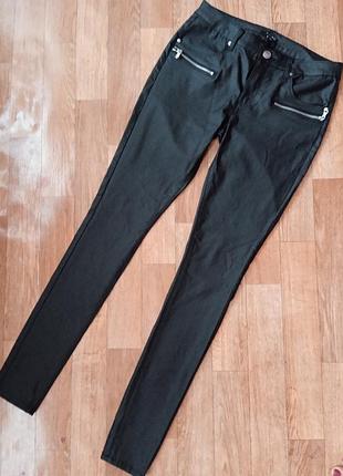 Брюки скинни суперслим имитация кожаных