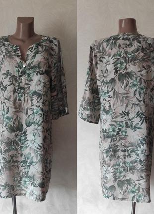 Легке та зручне льонове плаття