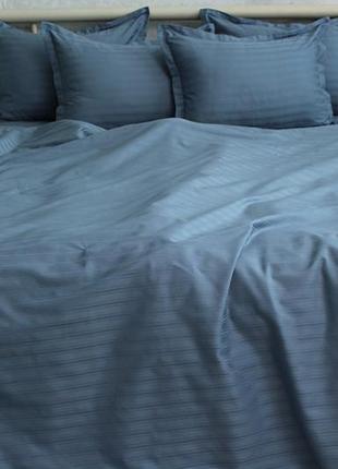Комплект постільної білизни двоспальний, тканина страйп-сатин2 фото