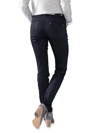 Чорнильні джинси slim tcm tchibo німецька якість слім темно синій денім стоазиг4 фото