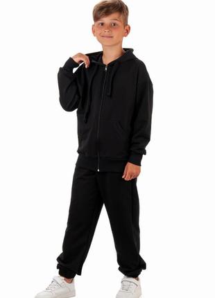 Спортивний костюм підлітковий, спортивный костюм подростковый, спортивний костюм чорний, спортивний костюм сірий3 фото
