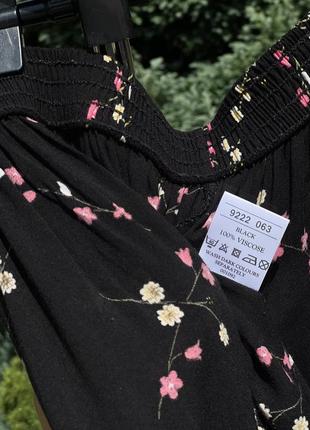 Sara woman легенька юбка спідниця 100% віскоза в дрібний квітковий принт 14-166 фото