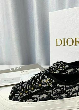 Кроссовки кеды в стиле dior