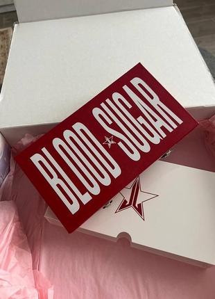 Новая jeffree star cosmetics blood sugar палетка теней для глаз