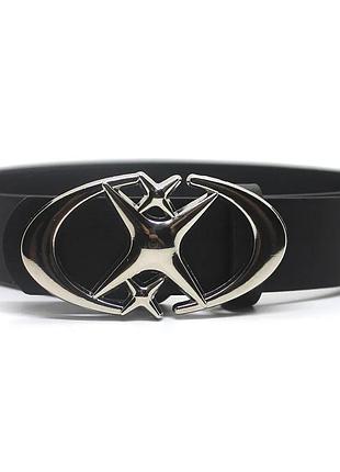 Ремінь в стилі diesel d buckle y2k bluck color