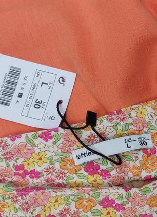 Шикарные шорты юбка в цветы3 фото