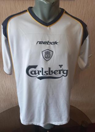 Футболка reebok liverpool 2001/2002/2003 #9 gore (размер m)