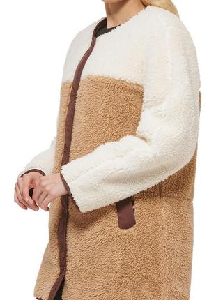 Жіноче двостороннє пальто levi's із шерпи2 фото