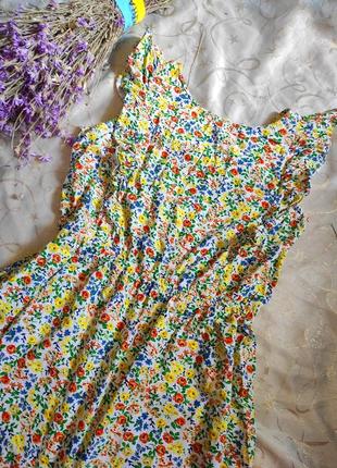 Платье большой размер в мелкий цветочный принт,uk 226 фото