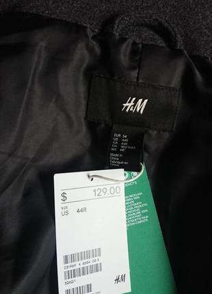 Фірмова вовняне пальто бушлат h&m,нове з бірками,розмір 54(l-xl).7 фото