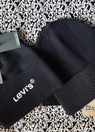 Оригинальная шапка levis, jack wolfskin, vans1 фото