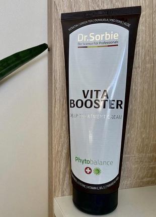 Кератиновый крем для волос vita booster deep treatment cream dr.sorbie1 фото