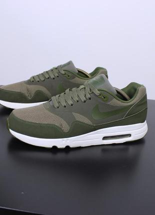 Мужские кроссовки nike air max 1 ultra 2.0 essential medium olive green