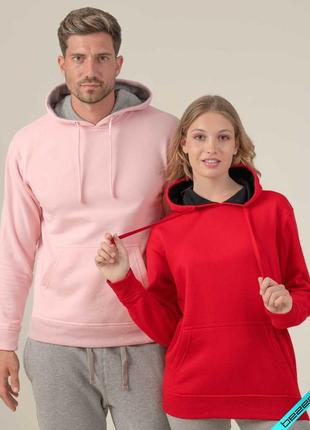 Мужская толстовка unisex ocean hooded contrast kangaroo jhk swocectr