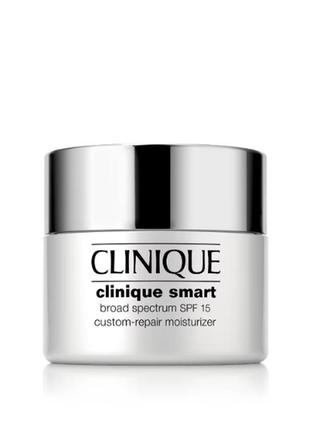 Крем для комбінованої шкіри clinique smart broad spectrum spf 15 custom-repair moisturizer