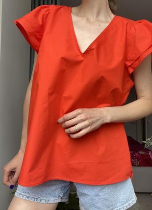 Женская блуза красная reserved1 фото