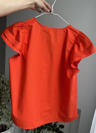 Женская блуза красная reserved5 фото