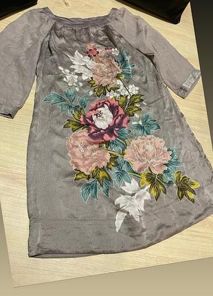 Нежнейшее шелковое платье туника