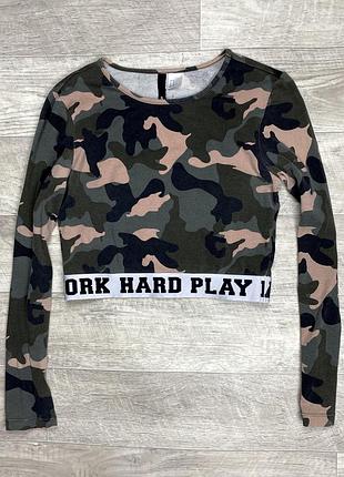 H&m divided кофта s размер подростковая спортивная камуфляж оригинал