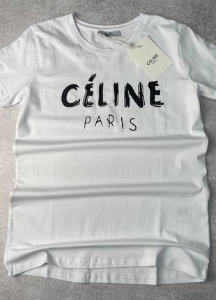 Женская футболка celine,
качество - lux