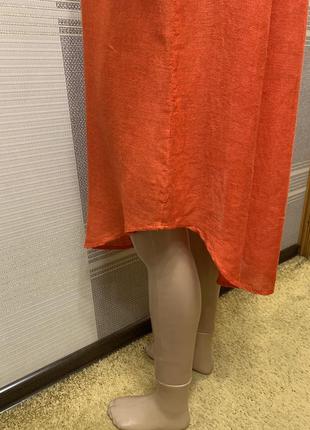 Очень красивое льняное платье. 12-14 рр. miss sugar.6 фото