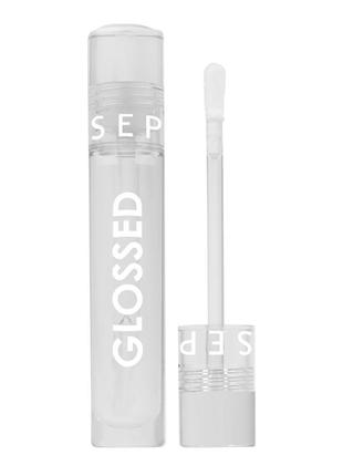Sephora glossed lip gloss 01 boss блиск для губ прозорий