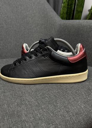 Оригінальні кеди кросівки isabel marant etoile bart leather sneakers10 фото