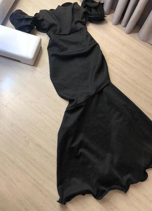 Премиум-платье макси с широким вырезом и топом на косточках asos design uk 126 фото