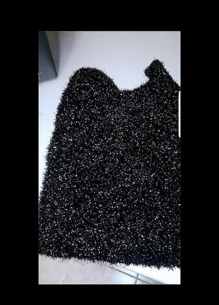 Сумка шопер металлик черная сумка шоппер блестящая6 фото