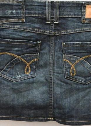 Юбка джинсовая, темно синего цвета,фирмы yessica3 фото