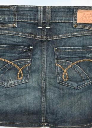Юбка джинсовая, темно синего цвета,фирмы yessica8 фото