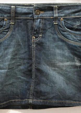 Юбка джинсовая, темно синего цвета,фирмы yessica9 фото