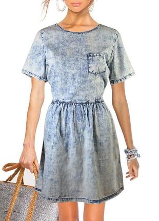 Джинсовый сарафан, джинсовое платье, летнее платье, плаття, 100% хлопок1 фото