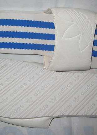 Сланцы шлепанцы adidas trefoil slide жен4 фото
