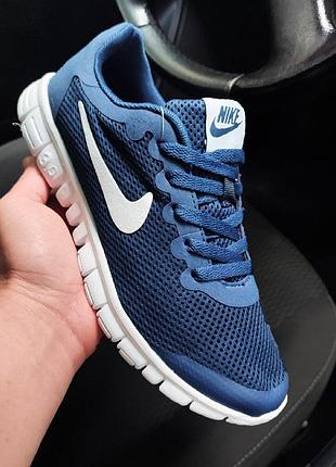 🔥кросівки nike free run 3.0 сині🔥 2