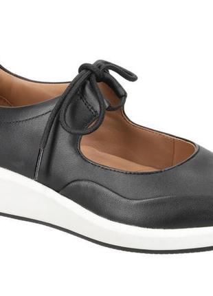 Р.37, 37.5  clarks женские кожаные туфли оригинал