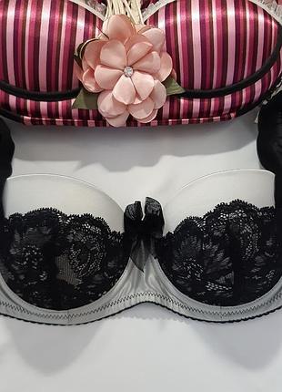 Кружевное белье, бюстгальтер балконет размер 75d5 фото