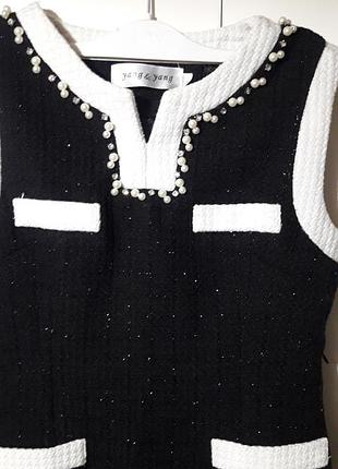 Платье в стиле шанель вечернее 2