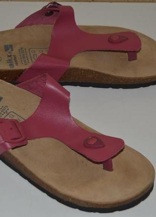 Шльопанці шльопанці шльопки шкіра walks comfort розмір 39 403 фото