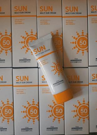 Сонцезахисний крем для обличчя usolab sun block spf50+ pa++++, 50 мл+++