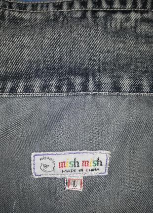 Куртка джинсовая брендовая, ветровка "mish mish" 3-5 лет4 фото